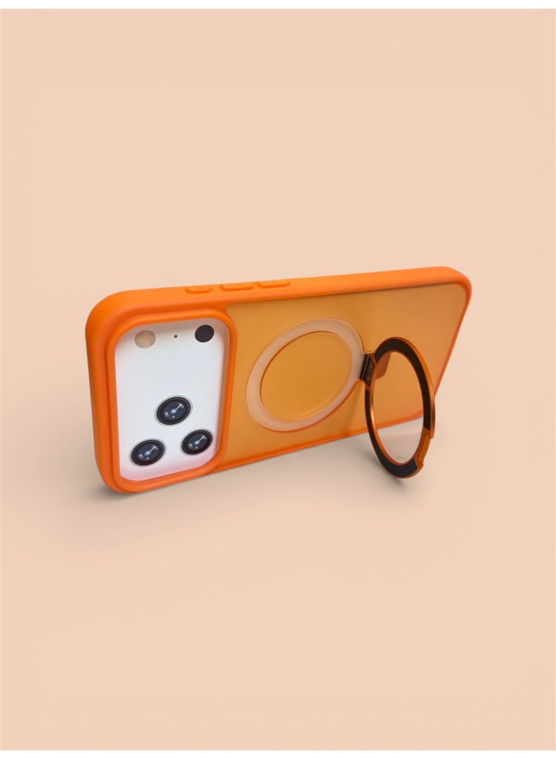 Multi Impex iPhone 17 Pro Max Vibrant Orange Multi-Functional Phone Case - Image 2